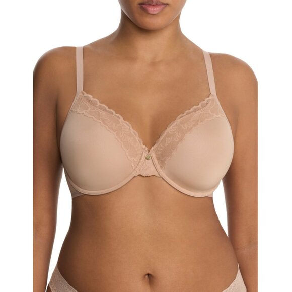 NATORI Matte Beige Refined Full Figure Contour Underwire Bra - Picture 1 of 2